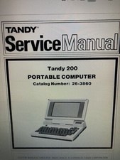 Tandy 200 Portable Computer 26-3860 Service Manual Digital