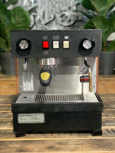 RANCILIO TYPE L6 1 GROUP BLACK & BROWN ESPRESSO COFFEE MACHINE DOMESTIC HOME BAR - Picture 11 of 12
