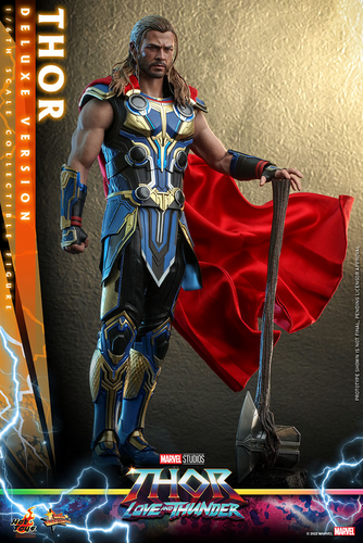 THOR: LOVE & THUNER~THOR~DELUXE~SIXTH SCALE FIGURE~MMS656~HOT TOYS~MIBS - Picture 12 of 16