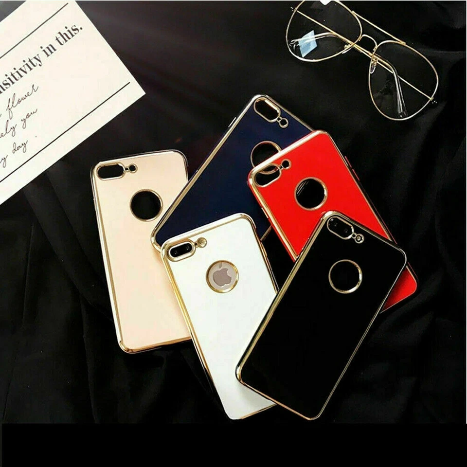 Lote de 10 piezas para Apple iPhone 8/7/6 Plus TPU Ultra Delgada Silicona Teléfono Funda Foto 2 de 4