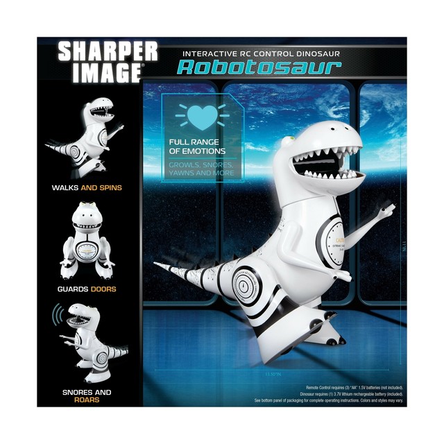 sharper image interactive rc robotosaur dinosaur