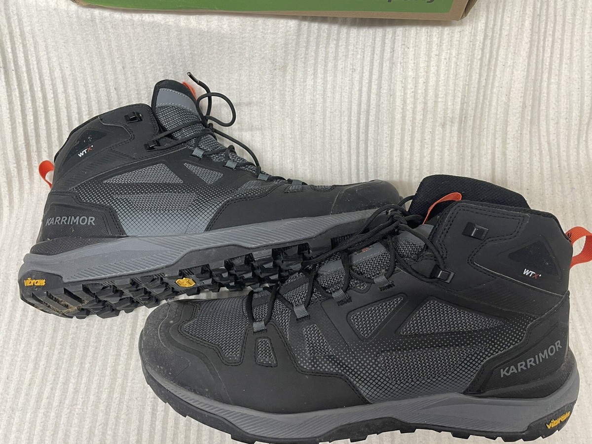 karrimor helix mid wtx size 12 mens hiking boots (crwys) UK