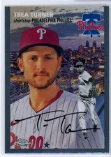 2023 Topps Chrome Platinum TREA TURNER City Variation Case Hit SSP 54CV-88