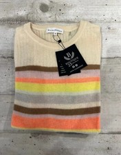 Maglione 100% Puro Cashmere White + Warren Donna XS Kasmir Cachemire Kashmere