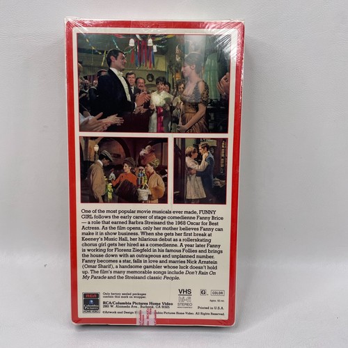 Lustiges Mädchen VHS Barbara Streisand Omar Sharif Neu - Bild 2 von 4