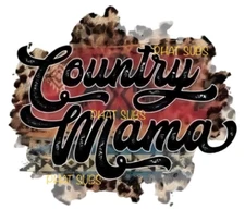 Sublimation Print Country Mama Ready to Press Heat Transfer