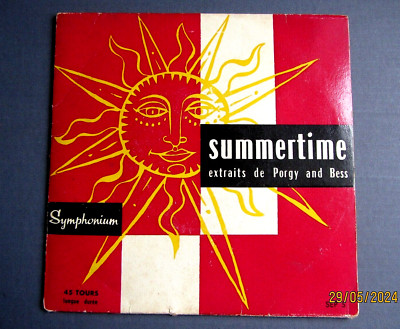 Summertime Extraits von Porgy and Bess - Symphonium 45t Langlebig - Sehr guter Zustand -
