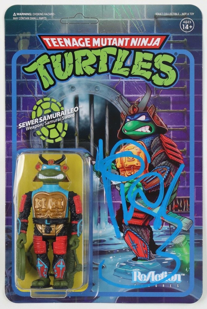 Vanilla Ice Autographed Signed Teenage Mutant Ninja Turtles Sewer Samurai Leo Action Figure 