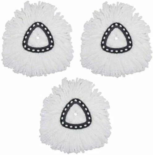 3 Pack Mop Replacement Heads for O cedar Mop Replace Head Machine Washable - Picture 2 of 6