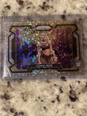 2024 Panini WWE Prizm Cora Jade Undercard Disco Prizm NXT Card No. 48