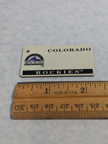 Vintage Colorado Rockies Keychain Decor Baseball 1995 - Picture 2 of 3