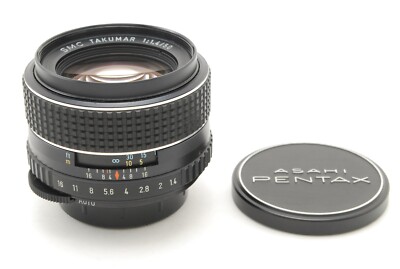 Mint] ASAHI PENTAX SMC Takumar 50mm f/1.4 M42 Screw Mount Lens