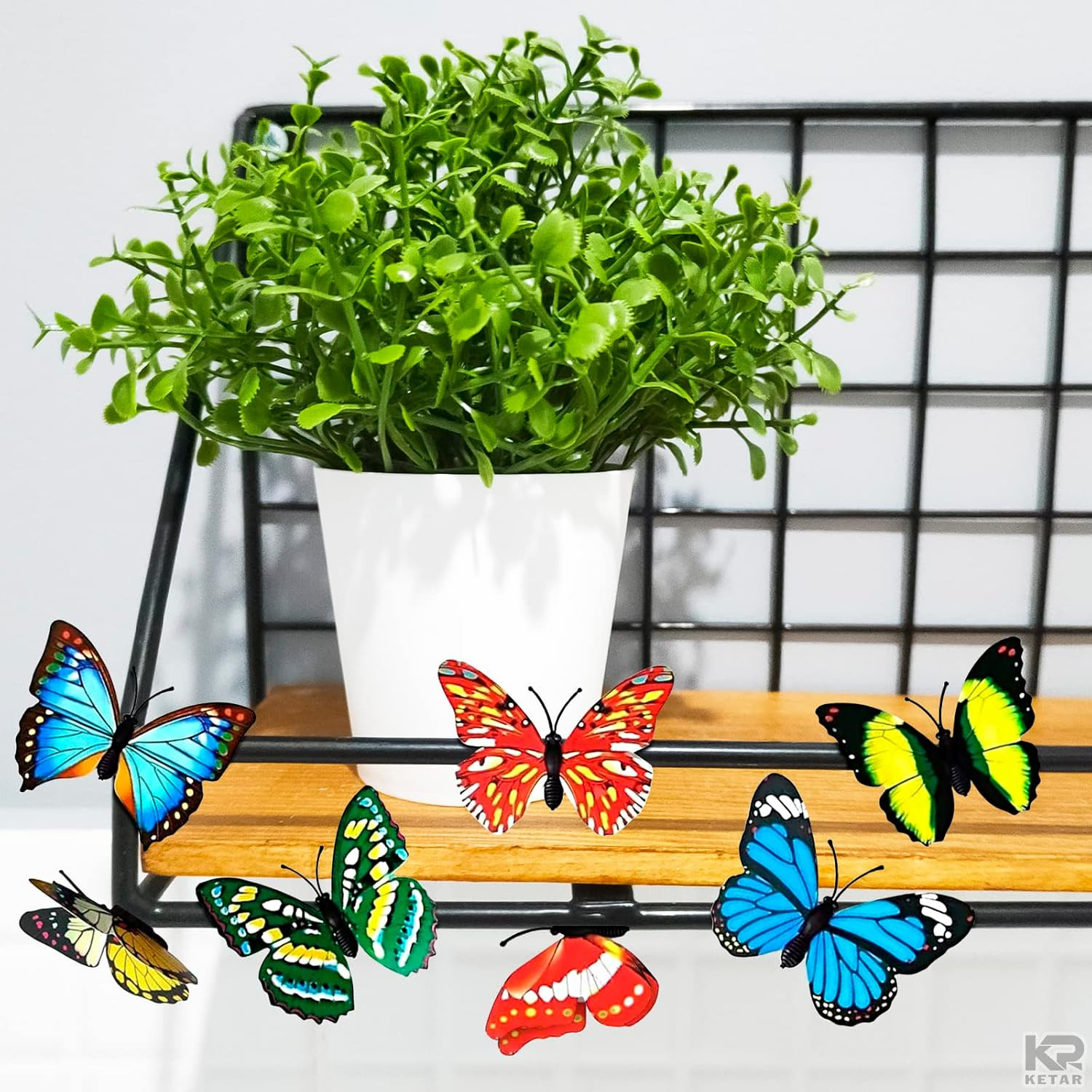 20 PCS Colorful Butterfly Refrigerator Magnets - Butterfly Wall Decor Strong Mag