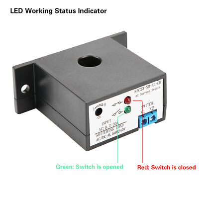 IP30 Einstellbar Strommessschalter Normaler Offener Current Sensing Switch  