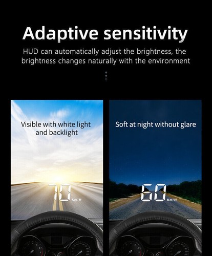 Car HUD Vehicle Modified Portable OBD High-definition Display LED Backlight - Picture 7 of 10