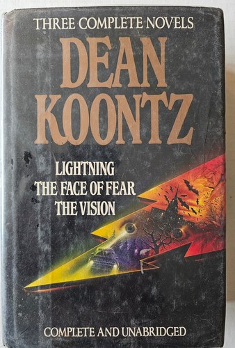 Dean Koontz Three Complete Novels Lightning The Face of Fear The Vision Thriller - 第 1/7 張圖片