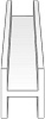 EVERGREEN 282 H-Profil Höhe mm. 2,00 (4 Stück)