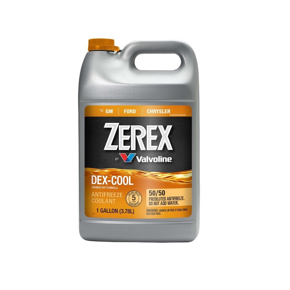 Zerex DEX-cool Antifreeze/Coolant, Ready to Use - 1gal (ZXELRU1)