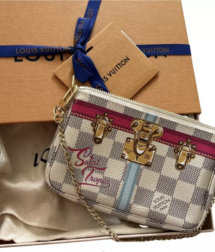 Damier Azur Repurposed LV Passport Wallet