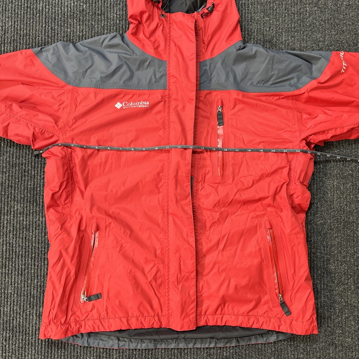 Columbia Titanium Jacket Women's Large Red Outdoor Omnitech Columbia Titanium Jacket Women's Large Red Outdoor Omnitech