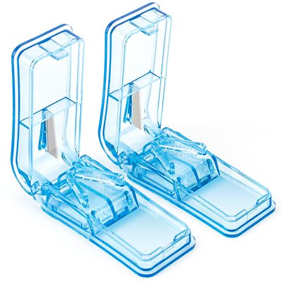 2PCS Professional Pill Splitter for Cutting Small Pills or Large Pills in Half
