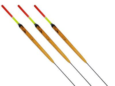 Posen Set 3Stück Balsaholz Pose Stipppose Angelpose EMMO Wettkampfpose Schwimmer