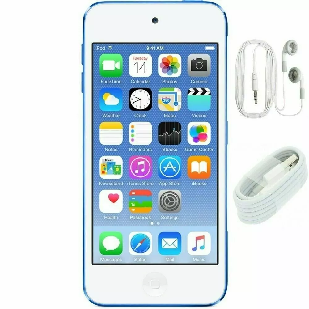 Apple iPod Touch (7th Generation) - Blue, 128GB A2178 - Fully
