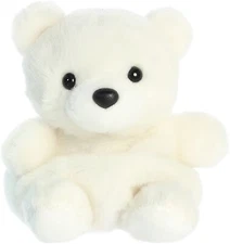 Aurora - Palm Pals - 5" Puck Polar Bear Adorable Stuffed Animal