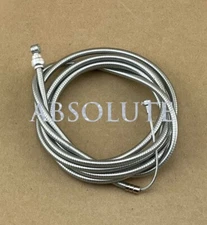 CLEAR BRAKE CABLE KIT HOUSING BUTTON FIXIE BICYCLE BMX MTB CRUISER BIKE BRAKES.