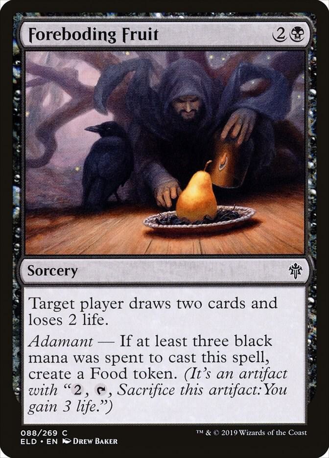 Foreboding Fruit 88 C Throne of Eldraine Magic: The Gathering NM/M