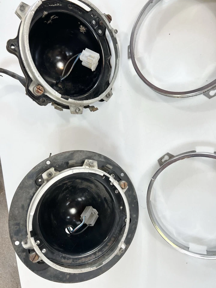 LOTE 80-87 JAGUAR OEM Grelha Cromada e Conjunto de Faróis Molduras XJ6 XJ12 S3 - Imagem 2 de 4