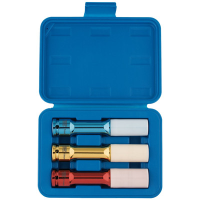 Draper Expert Long Reach Nut Nuss für Alufelgen 1/2'' Vierkant 3 Stück
