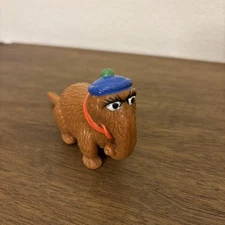 Sesame Street Applause Vintage 80’s Snuffy Snuffleupagus Winter 4" PVC Figure