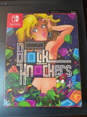 Crawlco Block Knockers (Nintendo Switch, 2020) Brand New Big Box w/ Soundtrack