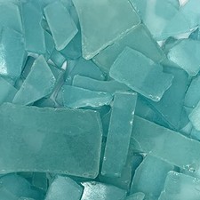 Sea Glass for Crafts, Beach Glass for Crafts, Aquarium Decor 1 Cup Aqua Blue