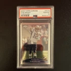 Topps 2009 Chrome Tom Brady #TC70 New England Patriots PSA 10 Throwing Football