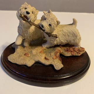 Westie Dog with Stick ornament Sherratt and Simpson Collectable