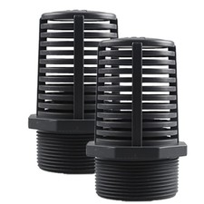2 Inch Threaded Suction/Overflow Strainer, Screen Strainer 2 Inch (2 Pack)