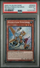 Yugioh Revolution Synchron DUNE-EN002 Secret Rare 1st Edition PSA 10