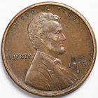 1916-S Lincoln Wheat Penny Cent Extremely Fine (XF) - San Francisco Mint