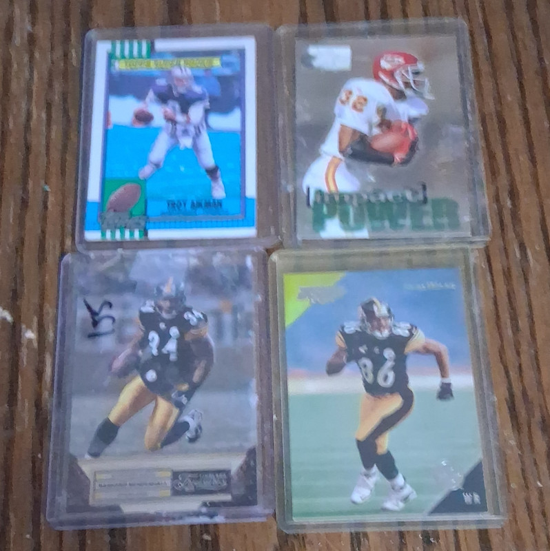 Topps 1996 Pro Bowl NFL Troy Aikman Insert Trading Card Lot (4 Cards)