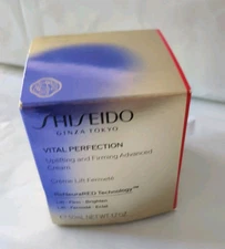 New Shiseido Vital Perfection Uplifting & Firming Advanced Cream 1.7 oz / 50 ml