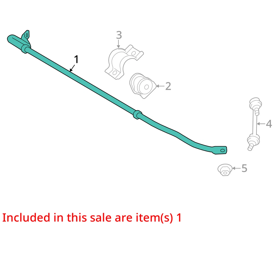 2014 Lexus IS250 RWD Rear Stabilizer Bar OEM 88K Miles - LKQ376036830 - Image 4 of 4