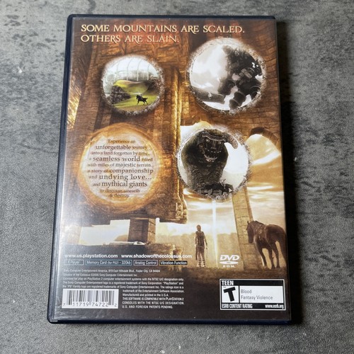 Shadow of the Colossus Greatest Hits (Sony PlayStation 2, 2006) W/ Manual - Picture 2 of 4