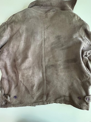 Giacca di pelle vintage COMME des GARCONS uomo ben invecchiato taglia grande - Foto 13 di 17