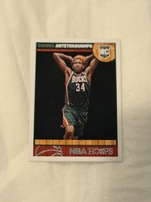  2013-14 Giannis Antetokounmpo Panini NBA Hoops #275 Rookie Card RC . rookie card picture