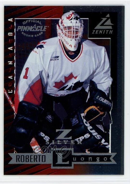 1997-98 Pinnacle Zenith Canada Junior Z-Silver Roberto Luongo Rookie RC HOF 00lg