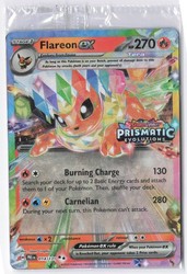 Flareon ex 014/131 Prismatic Evolutions Stamped Promo