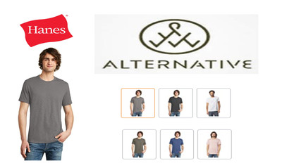 6094S1 Hanes Alternative Men's Slub Keeper Tee