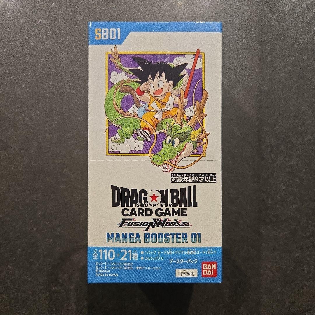 フュージョンワールド MANGA BOOSTER 01 [SB0111BOX S Dragon Ball Super Card Game Fusion World MANGA Booster 01